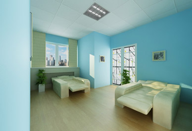 韦德国际bv暖氣片安裝效果圖