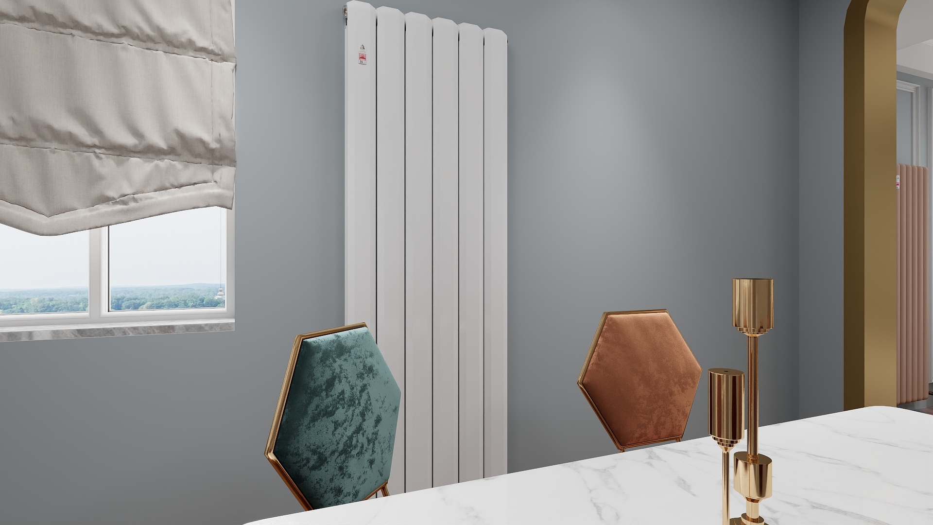 銅鋁複合暖氣片