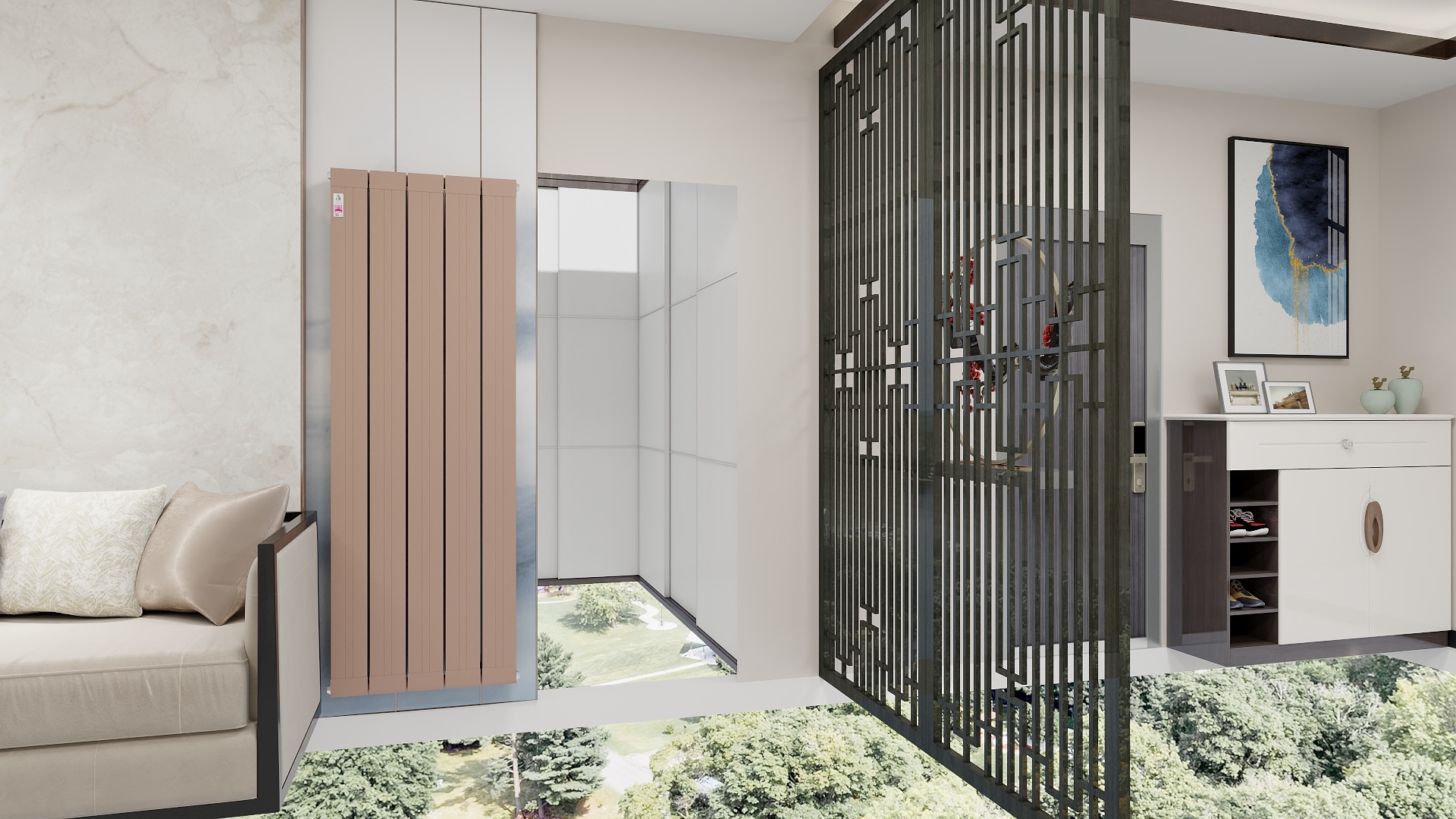 銅鋁複合暖氣片